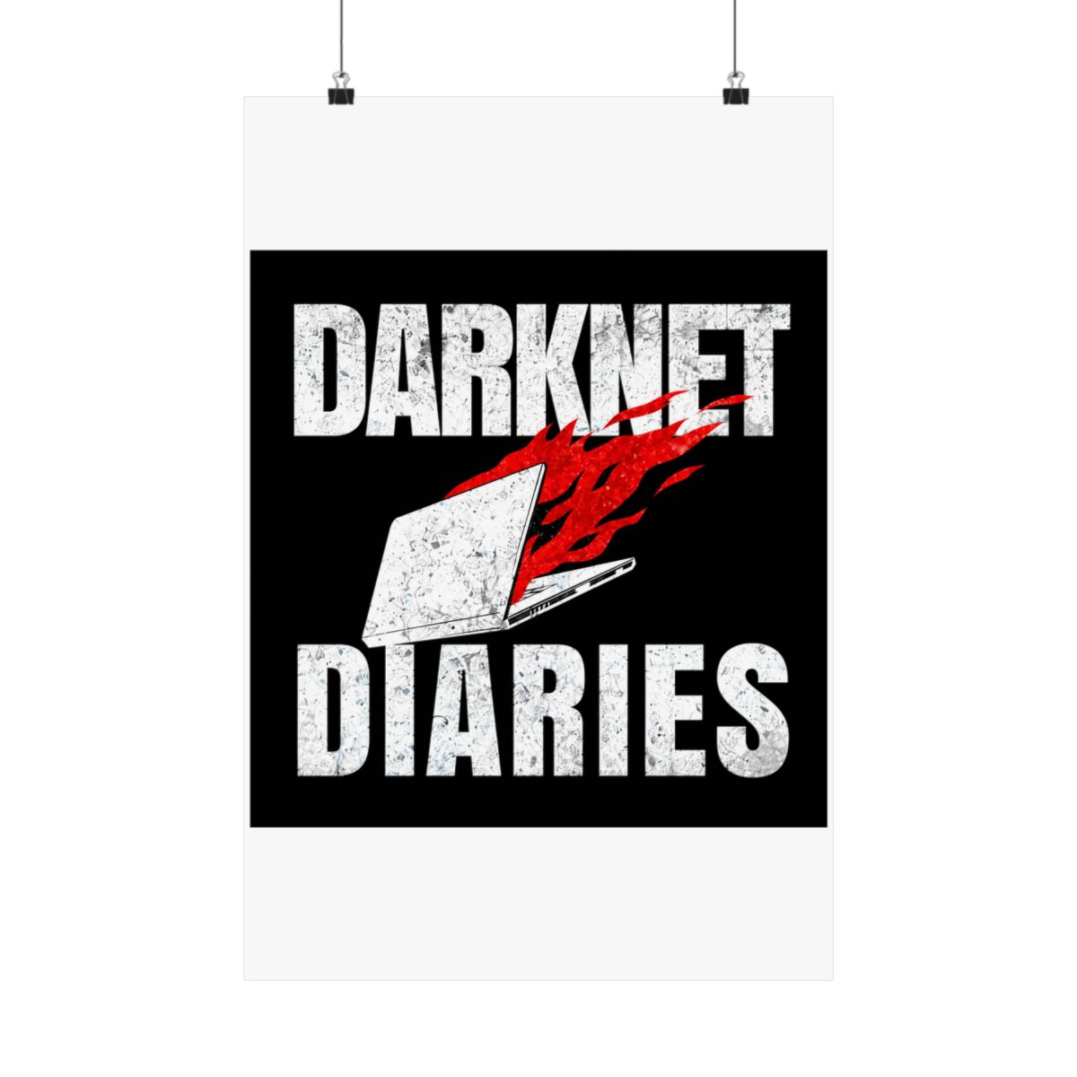 Darknet Diaries Logo Poster - alternate angle 2, merchandise