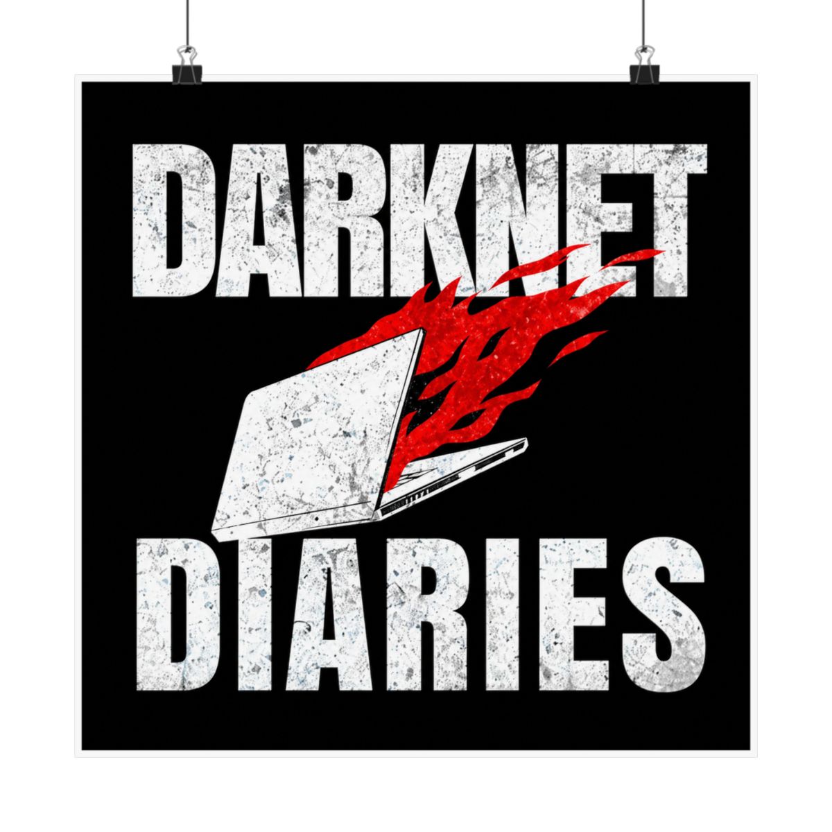 Darknet Diaries Logo Poster - alternate angle 4, merchandise