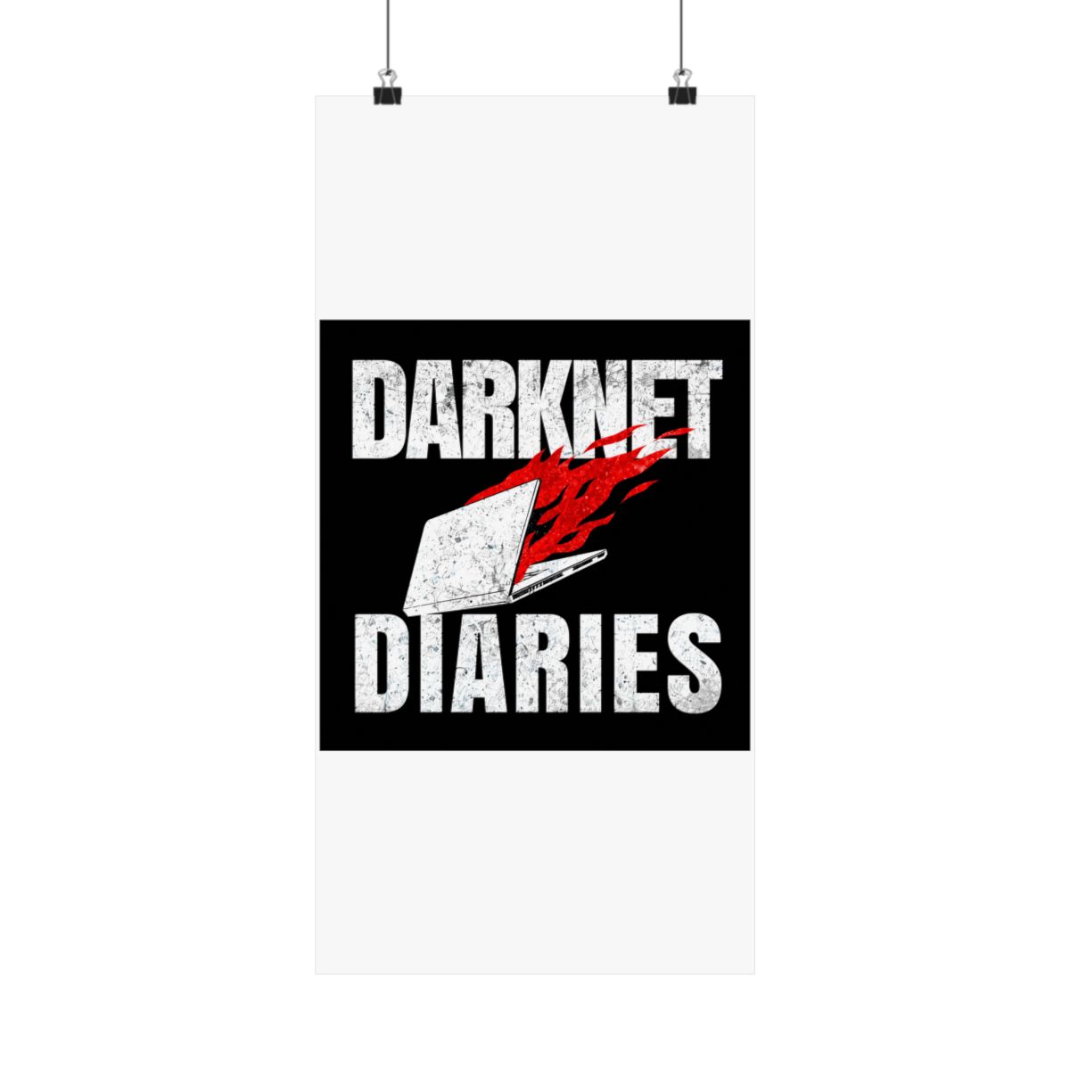 Darknet Diaries Logo Poster - alternate angle 4, merchandise
