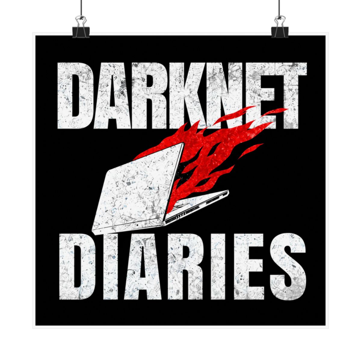 Darknet Diaries Logo Poster - alternate angle 2, merchandise