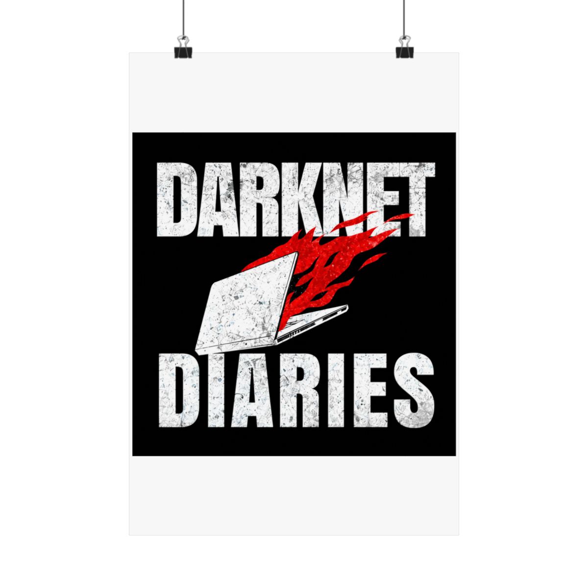 Darknet Diaries Logo Poster - Official posters-wall-art merchandise