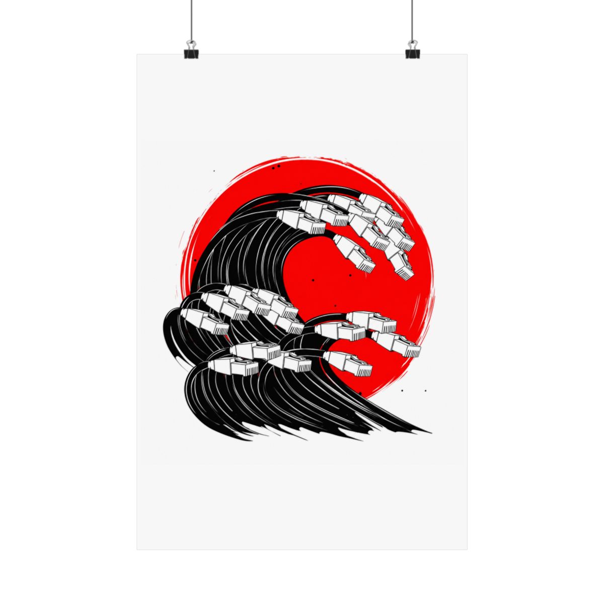 Crashing Wave Poster - alternate angle 3, merchandise