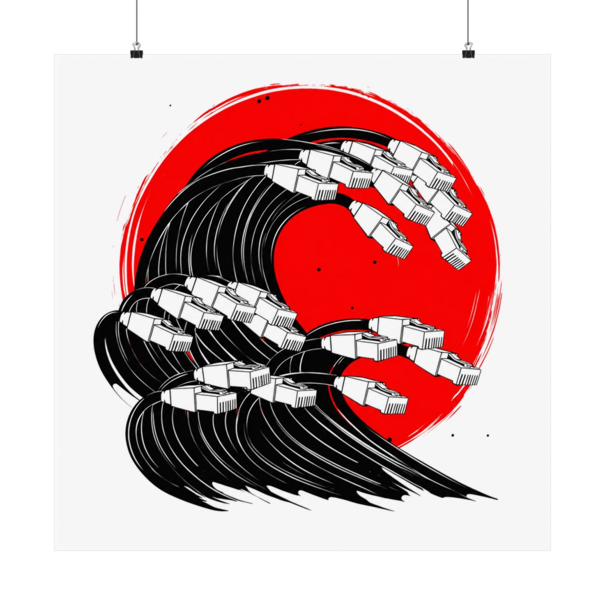 Crashing Wave Poster - alternate angle 5, merchandise