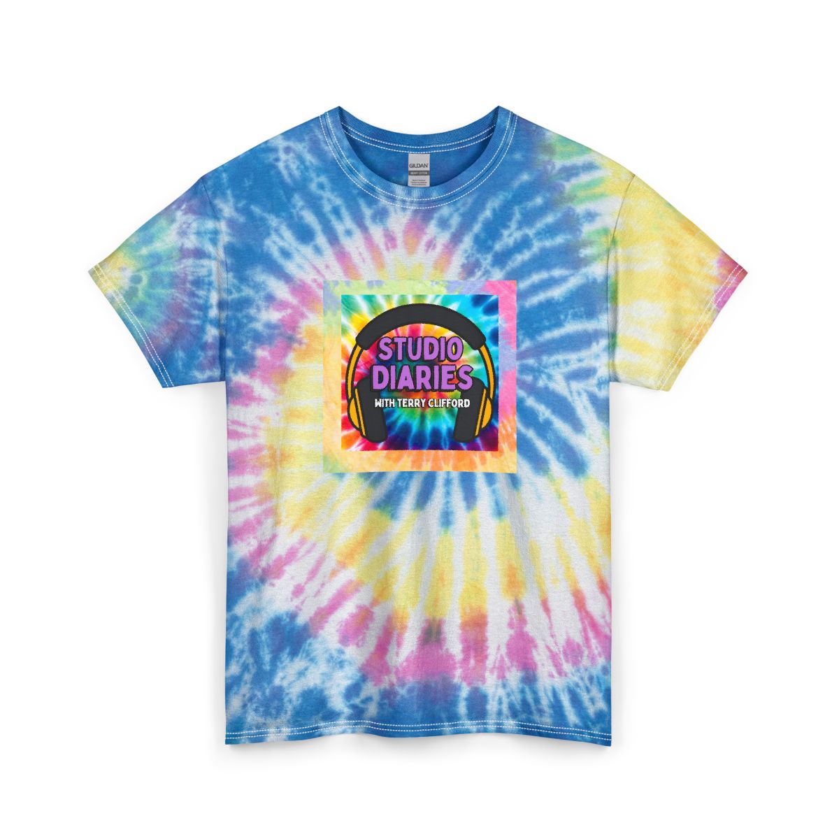 Studio Diaries Terry Clifford Tie Dye T-Shirt - Official t-shirts merchandise