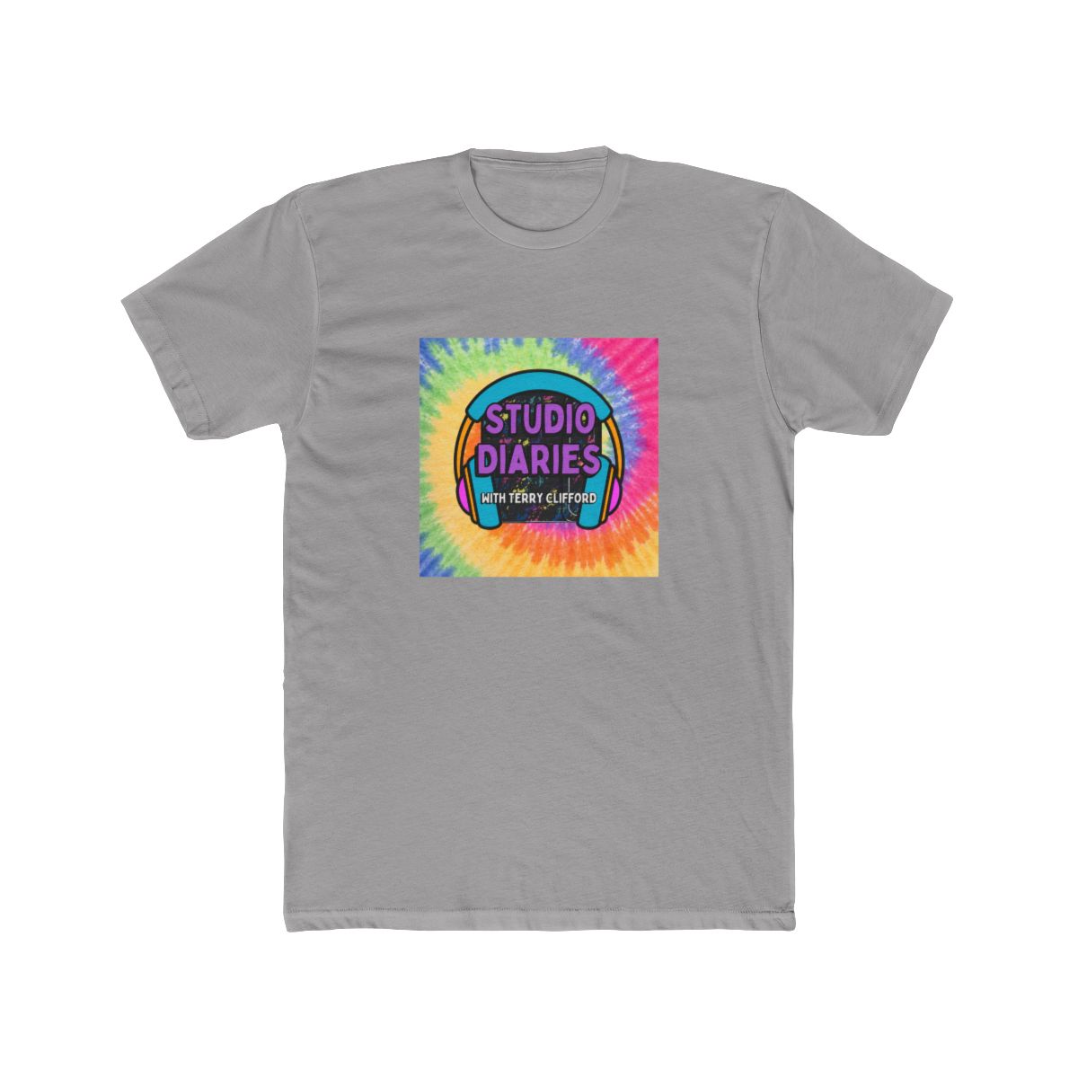 Studio Diaries Podcast with Retro Folder and Headphones T Shirt - Official t-shirts merchandise