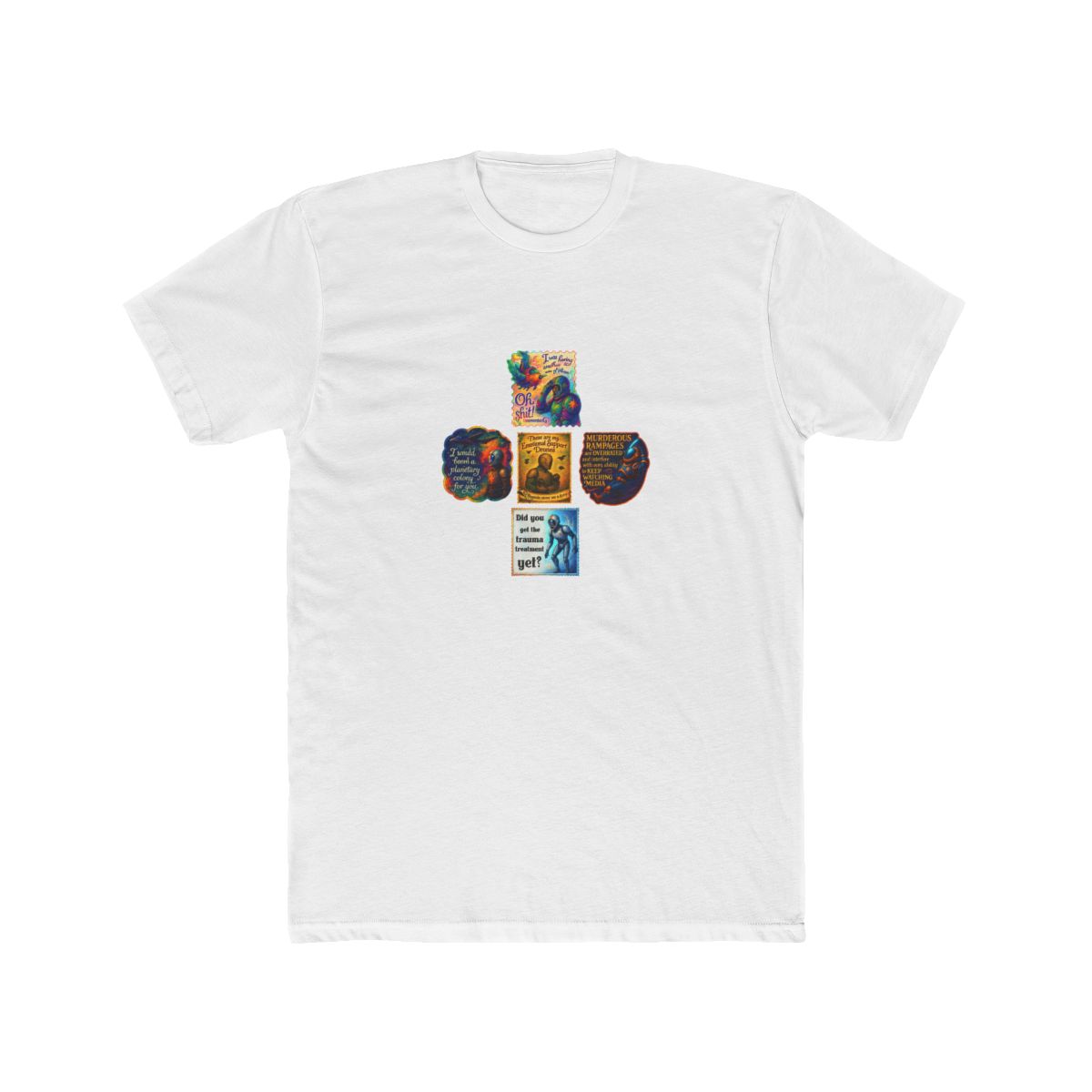Murderbot Diaries Vintage Stamp T Shirt - Official t-shirts merchandise